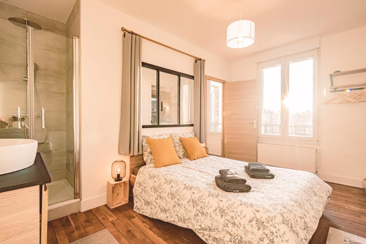 Charme De L'Ancien Pour Cet Appartement Entierement Renove Dans L'Hypercentre De Reims Dış mekan fotoğraf